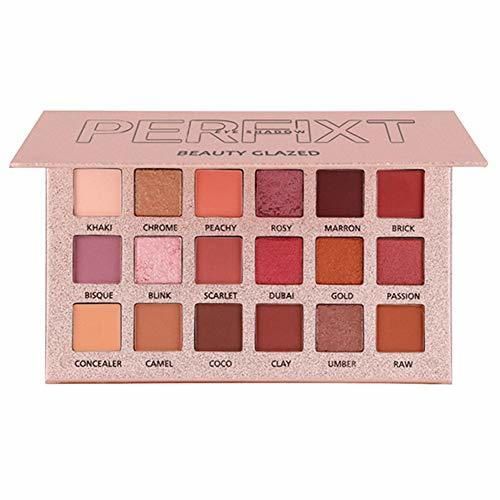 Beauty Glazed 18 Colores Paleta de sombra de ojos Maquillaje Brillo Mate