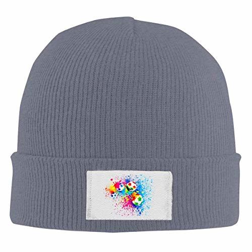 Fitness Zhgrong Gorro de Punto elástico Unisex Gorra de fútbol Colorida Sombreros de