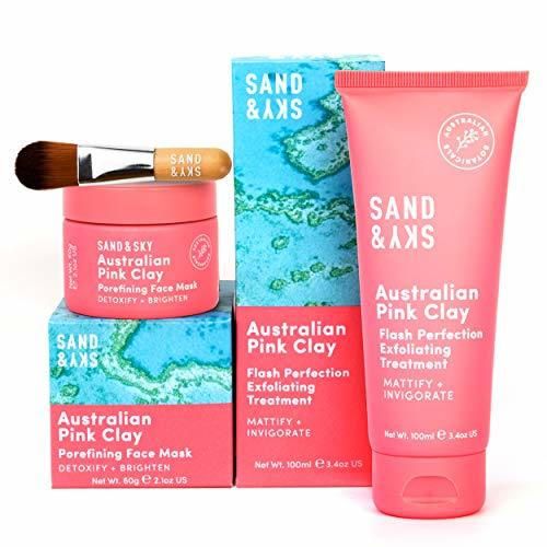 Sand & Sky Perfect Skin Set de Cuidado Facial con Arcilla Rosa