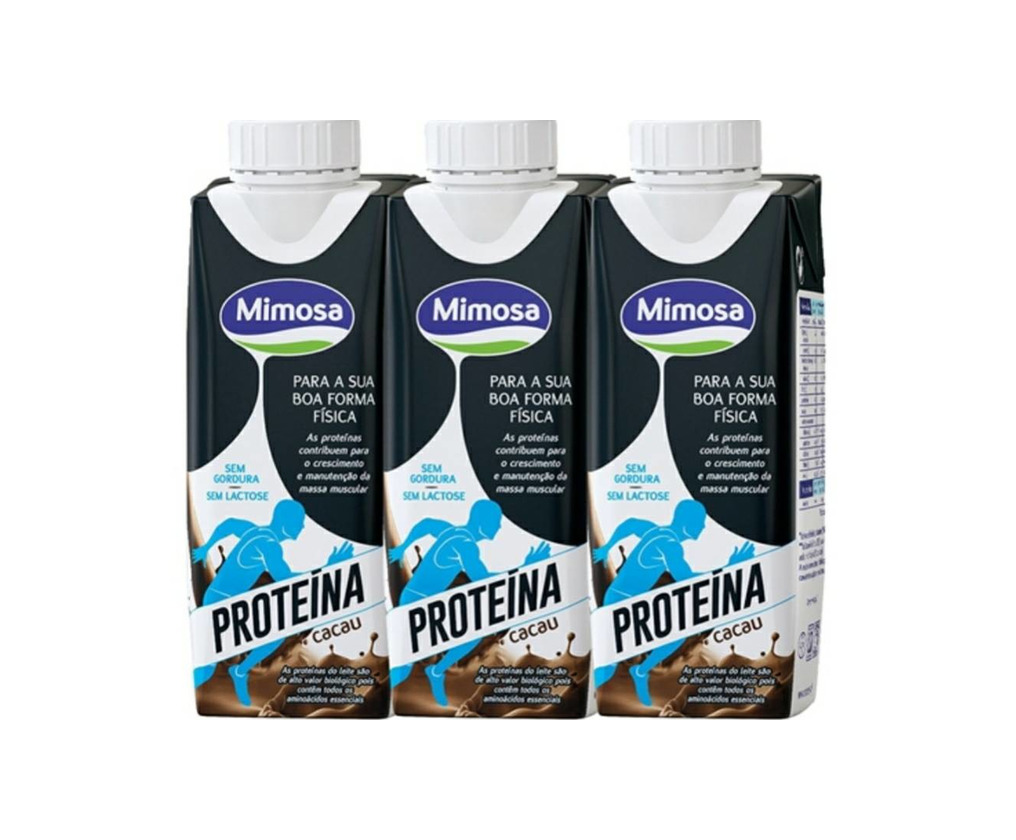 Productos Mimosa leite com chocolate e proteína 