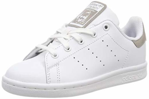 Fitness adidas Stan Smith J Zapatillas Unisex Niños, Blanco