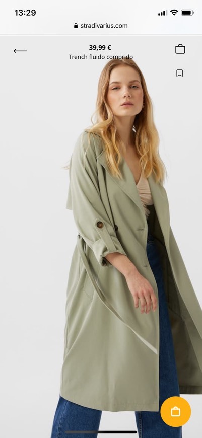 Producto Trench verde 