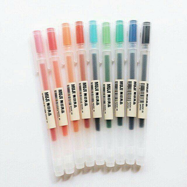 Product Muji gel pens