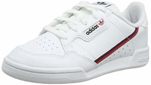 adidas Continental 80 C, Zapatillas de Deporte Unisex niño, Blanco