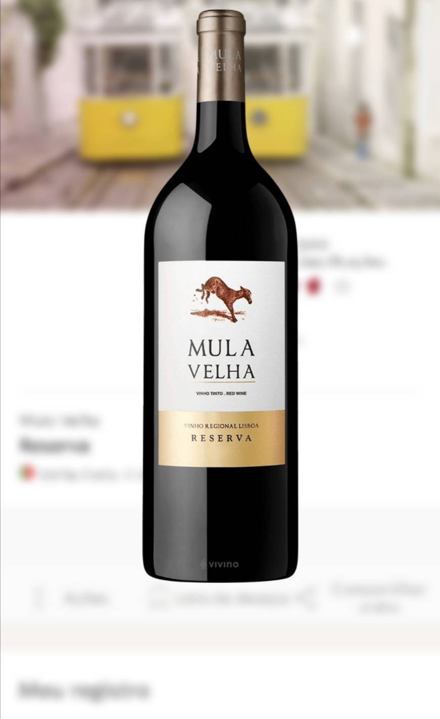 Product Mula Velha Reserva Regional Lisboa Tinto
