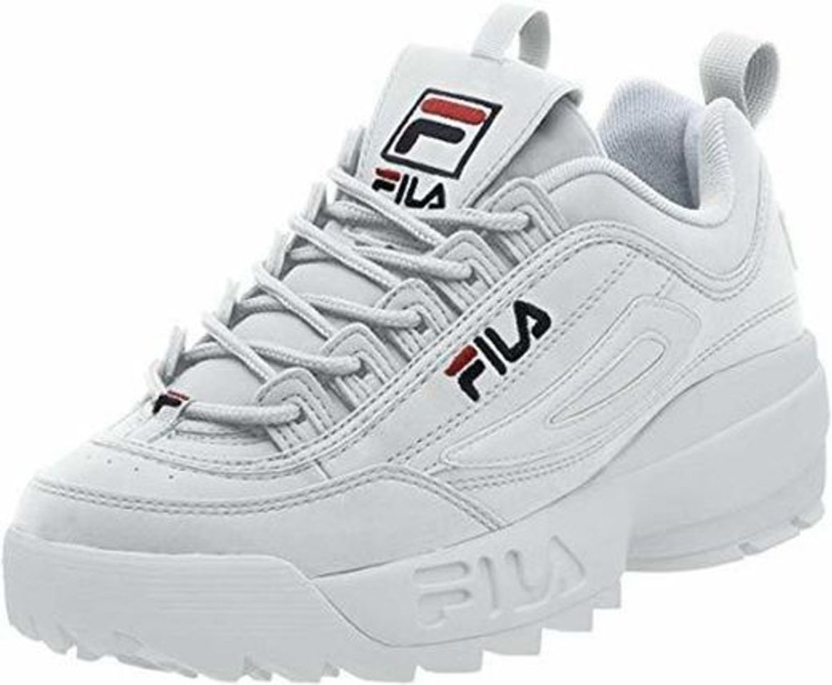Social Zapatillas Fila Strada Disruptor para hombre, Blanco