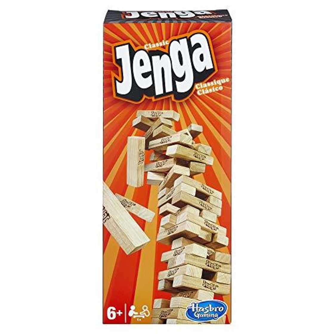 Producto Hasbro Gaming- Jenga Classic, única