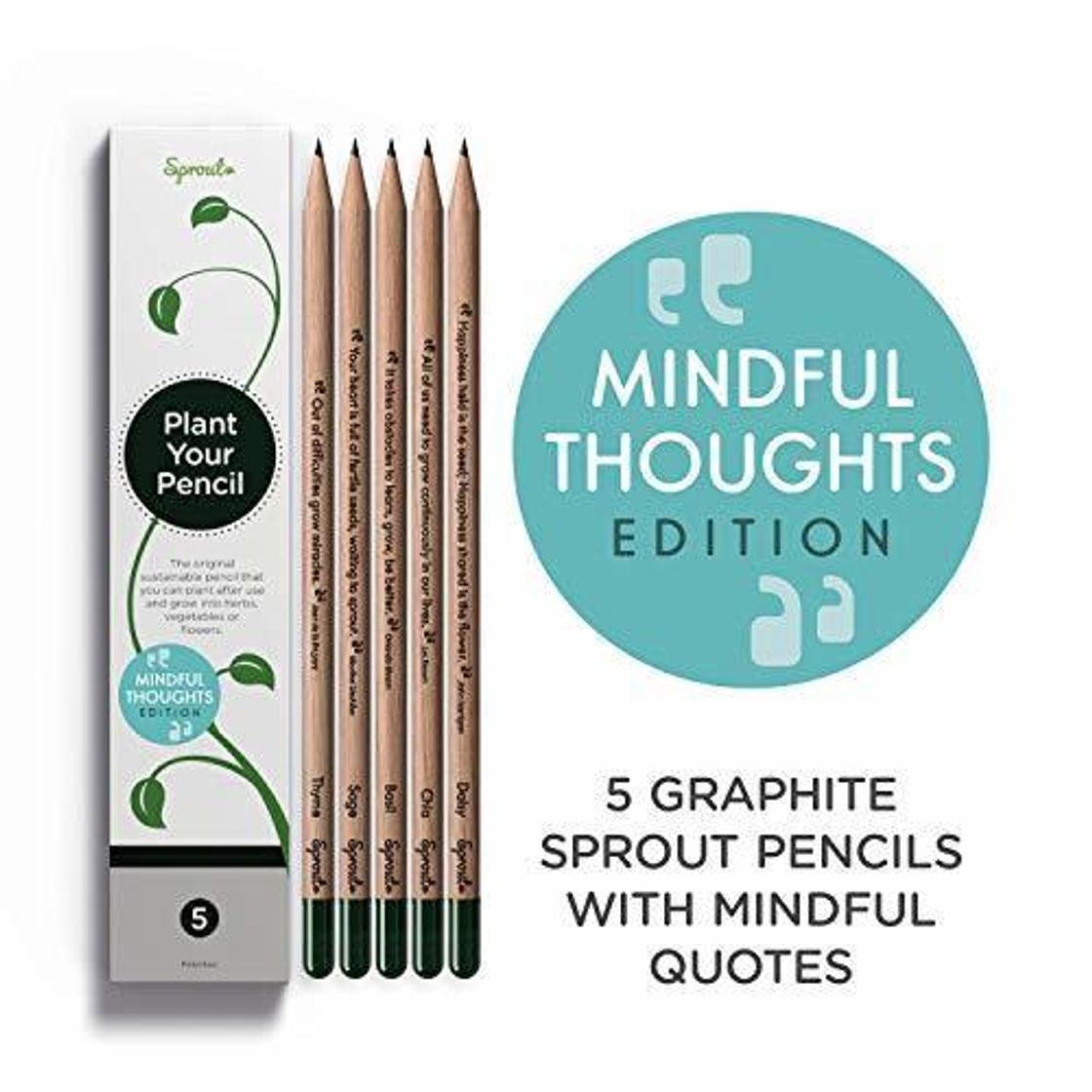 Product Sprout lápices plantables - Mindful edition