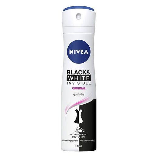 Invisible Deodorant - Nivea Black & White - NIVEA