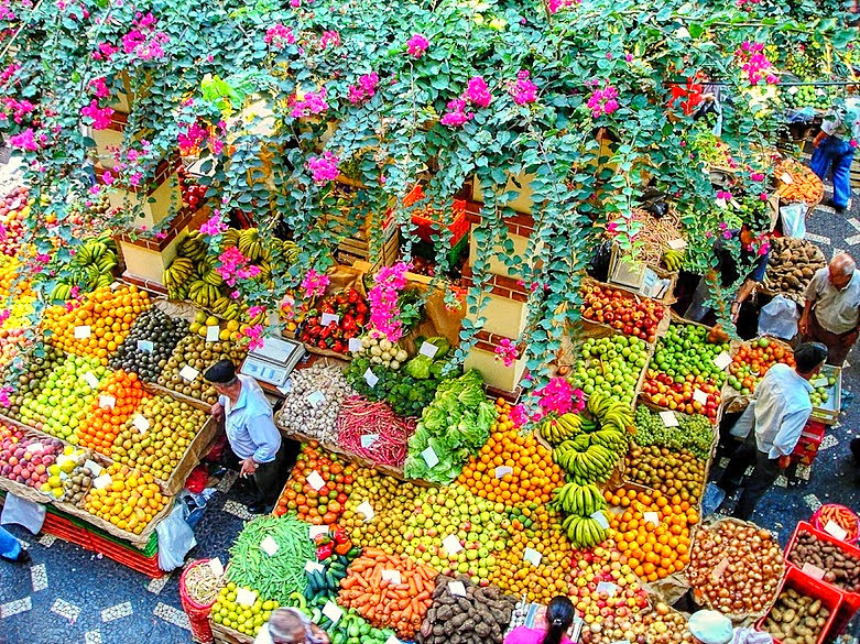 Places Mercado dos lavradores, Funchal