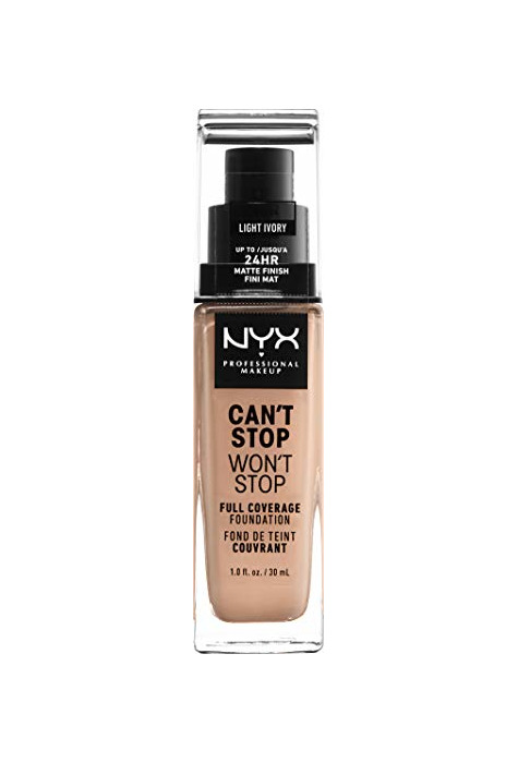 Belleza NYX Professional Makeup Can't Stop Won't Stop 24 Hour Foundation 30ml Light