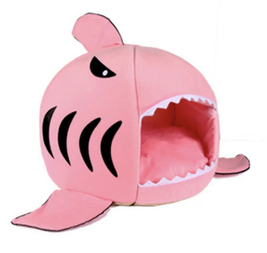 Casa tubarão rosa