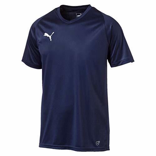 PUMA Liga CR H Camiseta de Manga Corta, Hombre, Azul