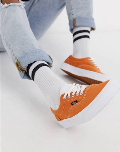 Vans era retro sport trainer in apricot