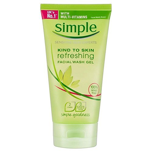 Producto Simple Respetuosos Con La Piel Gel Limpiador Facial Refrescante