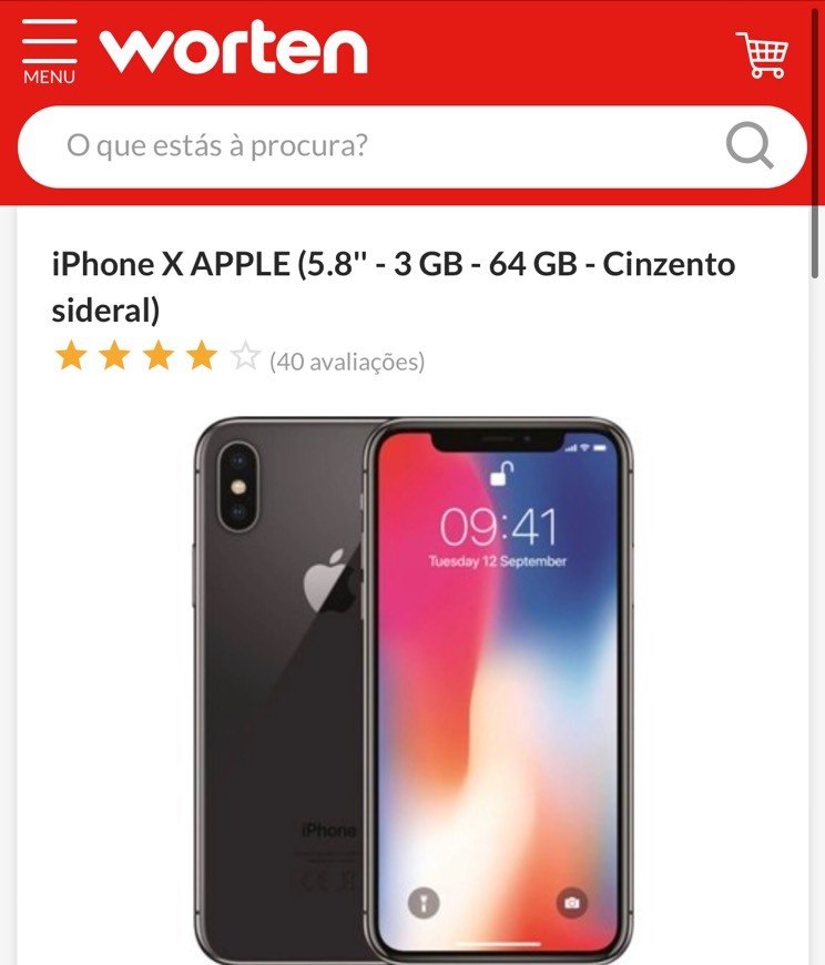 Producto Iphone 10