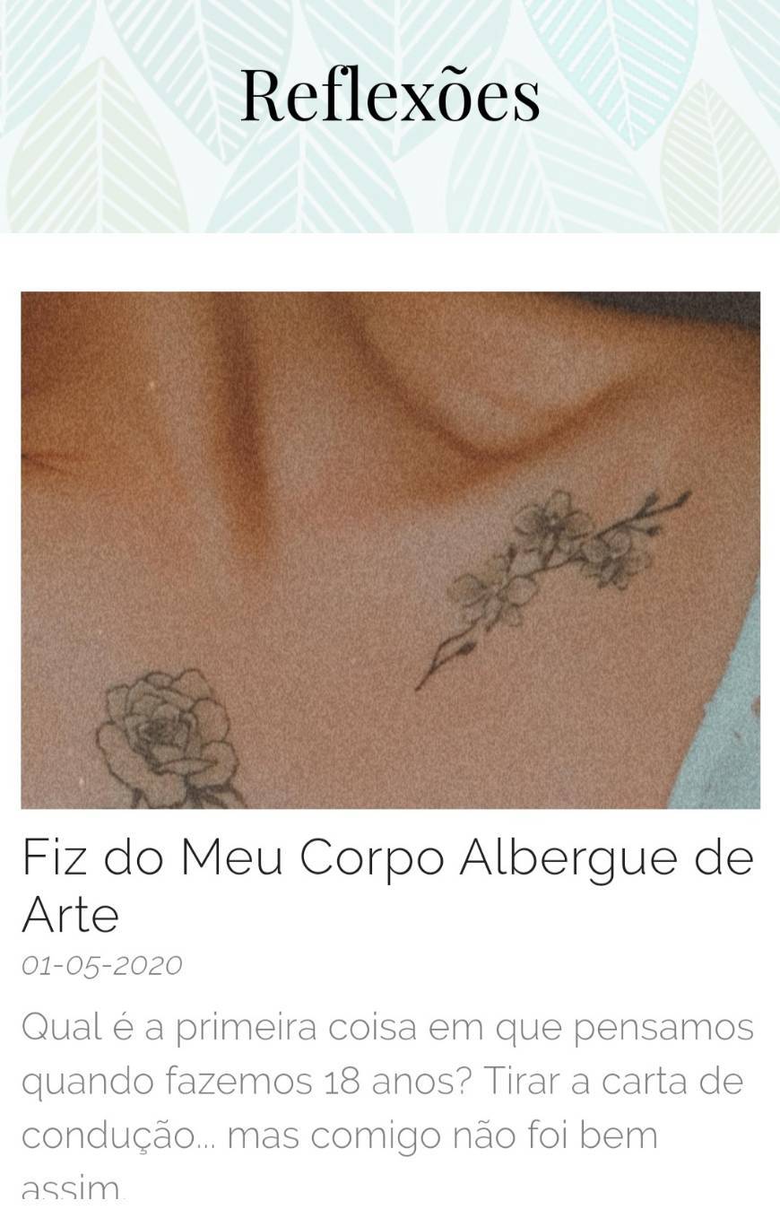 Moda Fiz do Meu Corpo Albergue de Arte