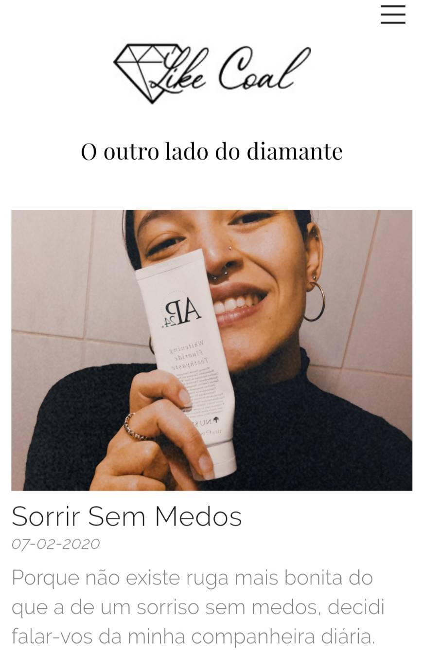 Moda Sorrir Sem Medos