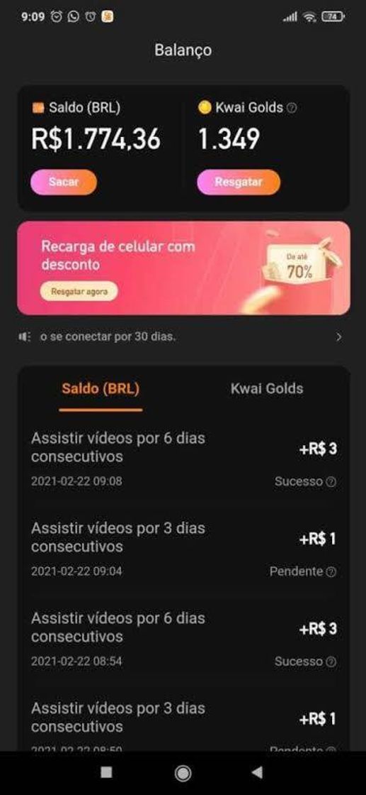 Fashion Baixem e comece ganhando muito dinheiro com meu código Kwai