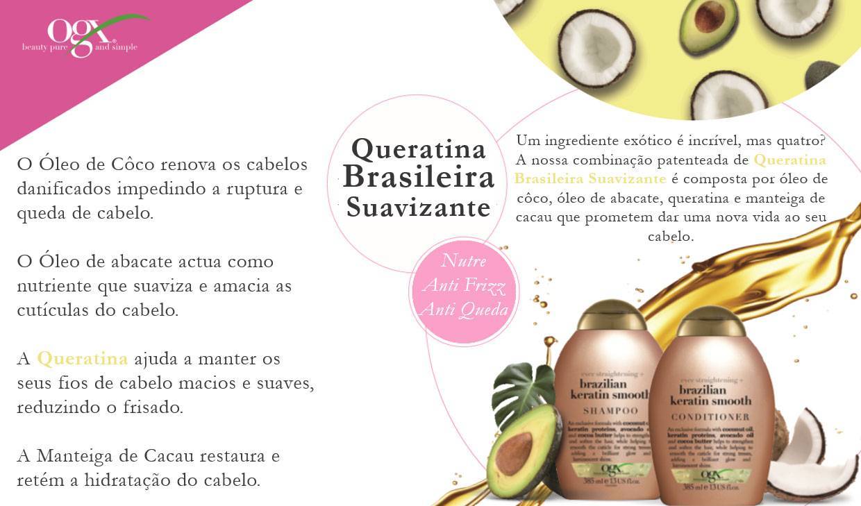 Productos Champô Definição Queratina Brasileira Suavizante


