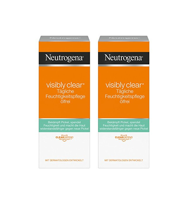 Belleza Neutrogena Visibly Clear Crema Hidratante Exfoliante