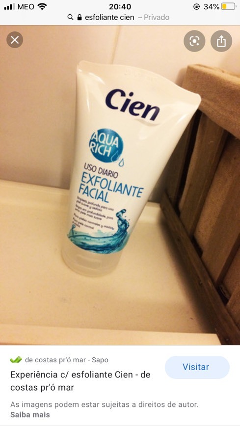 Esfoliante diário Cien 