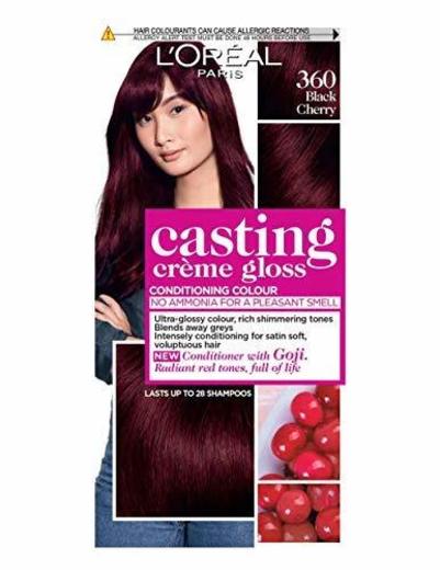 L 'Oreal Casting Crème Gloss Negro Cherry Shade 360 color del pelo