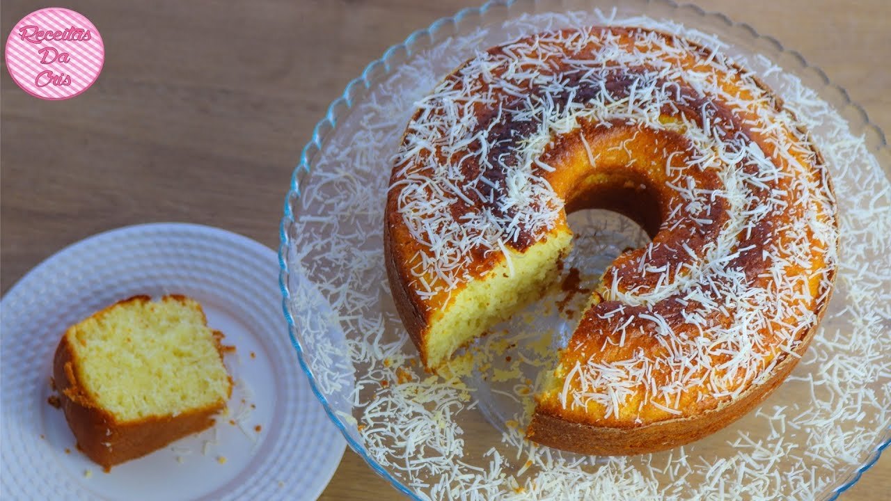 Moda BOLO DE COCO SIMPLES, SUPER FOFINHO | RECEITAS DA CRIS