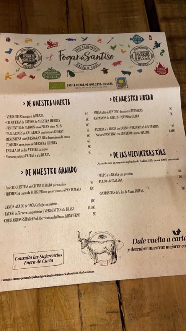 Restaurantes Fogar do Santiso "O Fogar de Galicia"