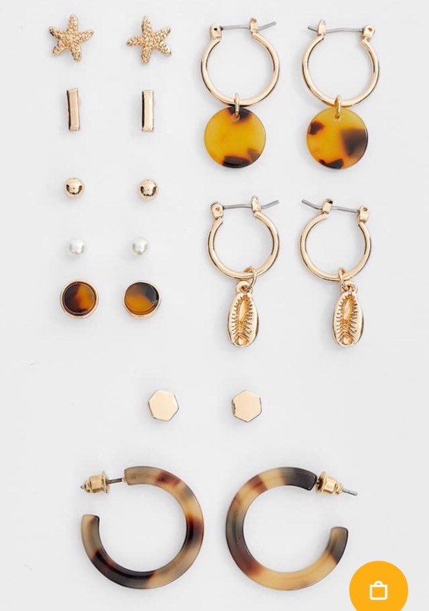 Conjunto Brincos Stradivarius 