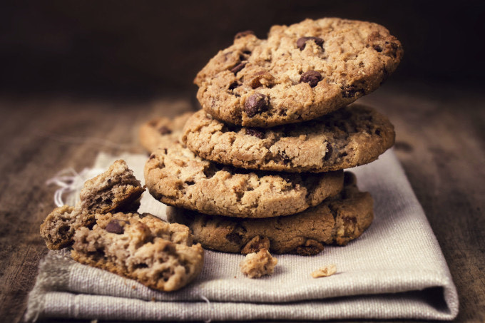Social Bolachas de Chocolate Com Coco
