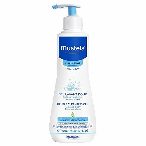 Social Mustela - Gel dermolimpiador lavante sin jabón cabello y cuerpo