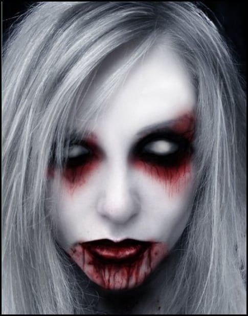 Moda CREEPY Halloween Makeup