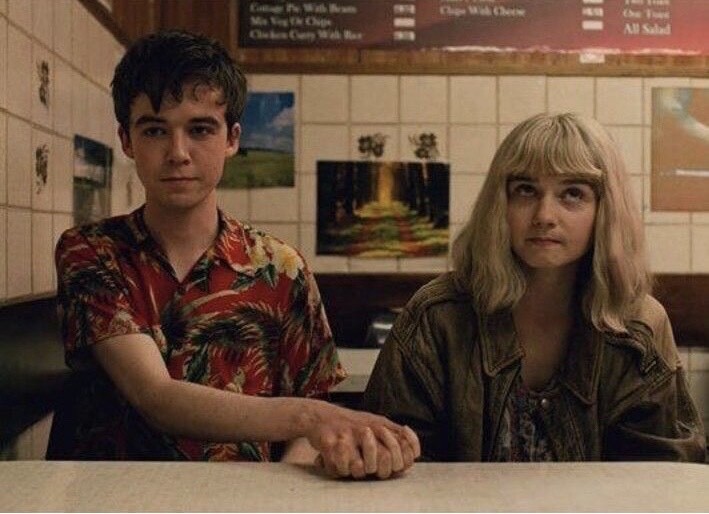 Moda Jessica Barden and Alex Lawther