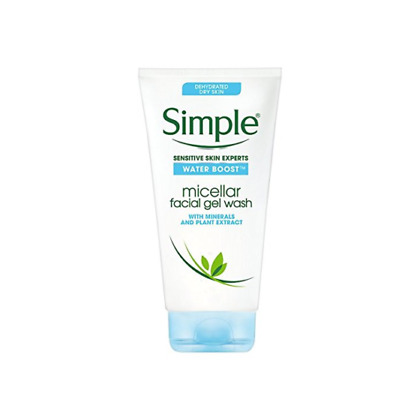 Belleza Simple agua Boost Micellar Gel lavado para la piel sensible