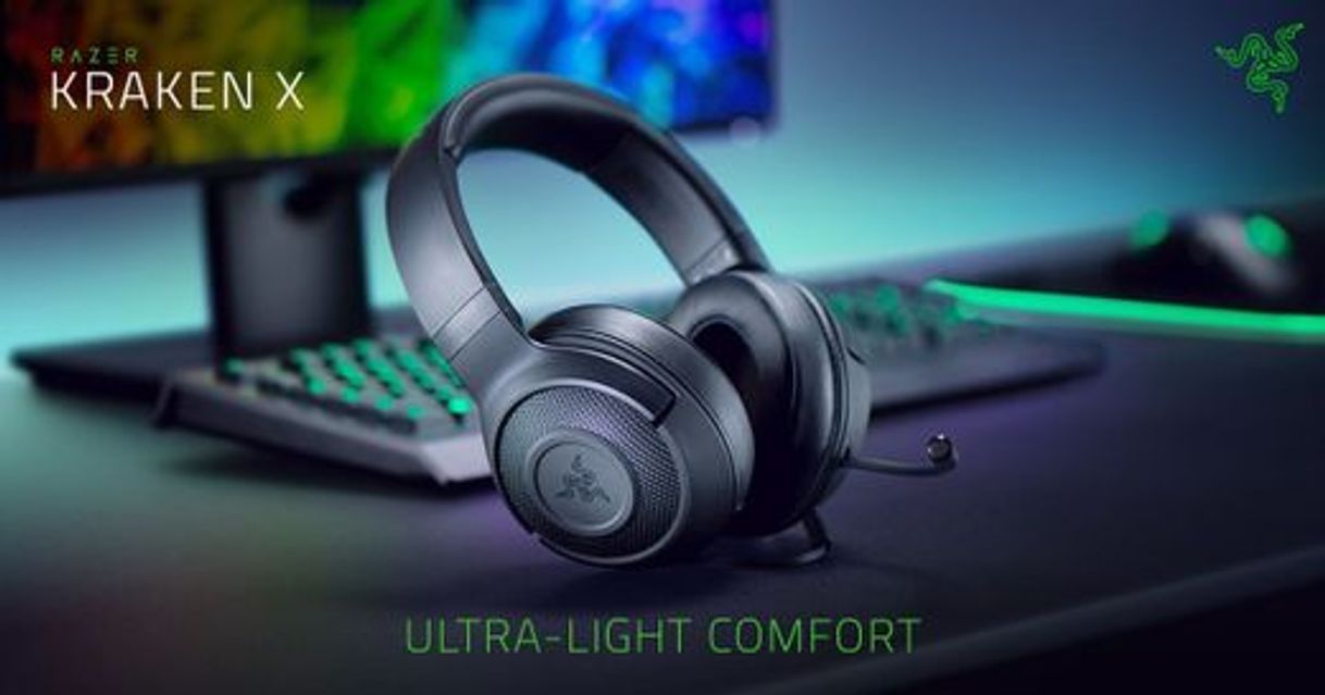 Auscultadores Gaming Razer Kraken X 7.1 - Preto 