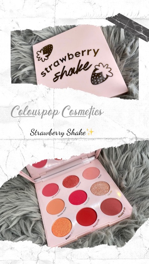 Product Strawberry Shake Pink ColourPop Eyeshadow Palette