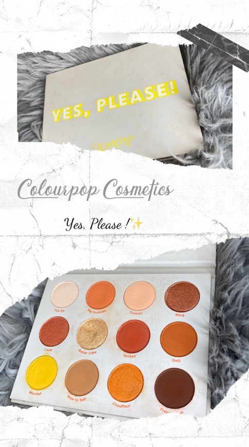 Fashion Colourpop - Yes, please ! 