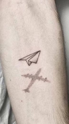 Social Plane tattoo