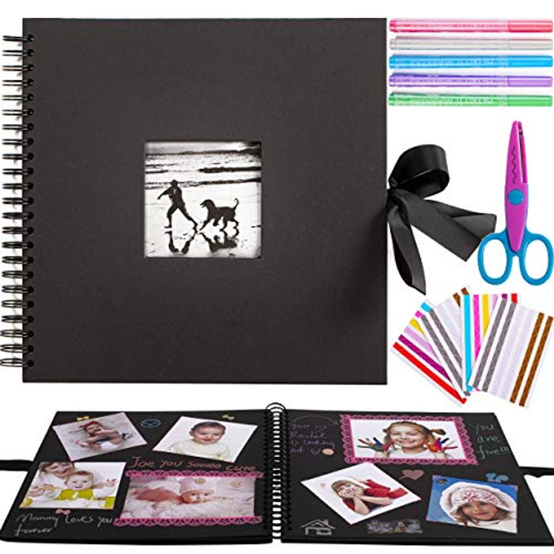 Social Inicia 30x30 cm Kit Álbum de Fotos Scrapbook Recortes para Pegar con
