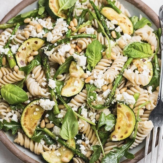 Fashion veggie fusilli