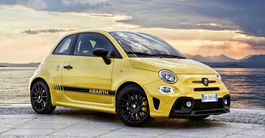 Fashion Fiat 500 abarth amarelo 