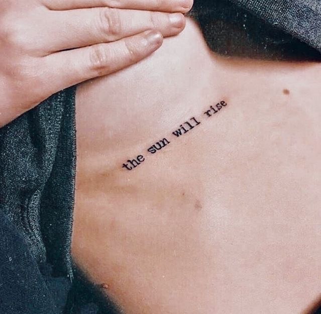The sun will rise 