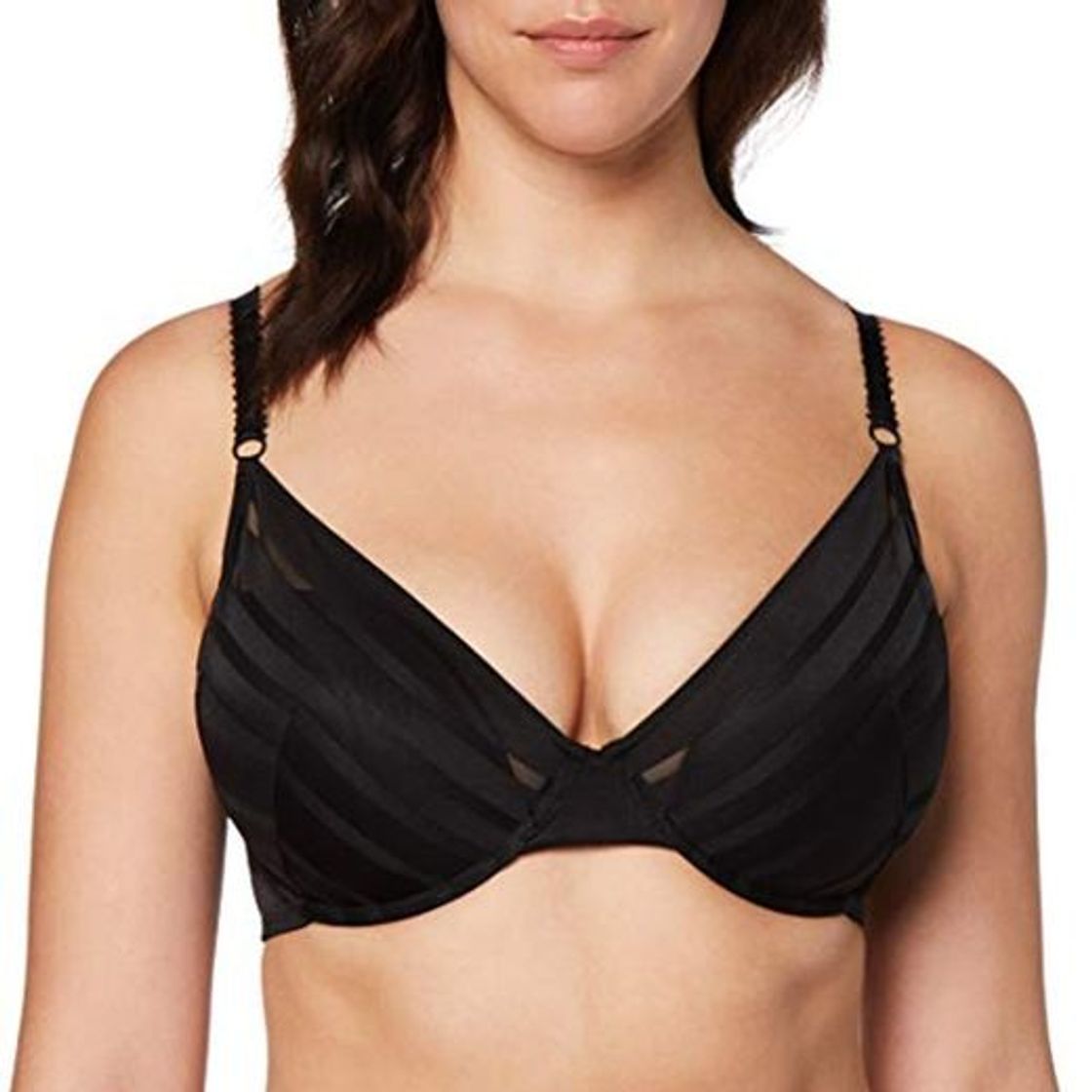 Fashion Heidi Klum Intimates Nightshade Fling Sujetador Plunge, Negro