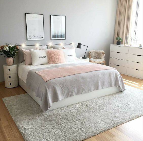 Moda Decoração moderna de quarto de casal 😍