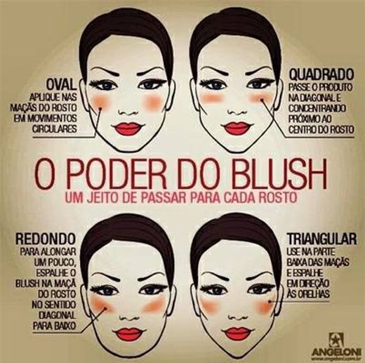 Aprenda a usar o blush