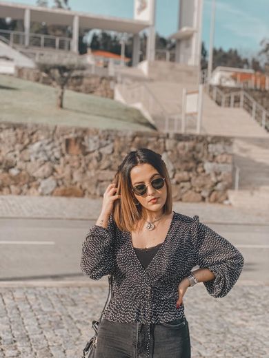 Blusa plissada ZARA