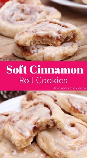 Soft Cinnamon Roll Cookies