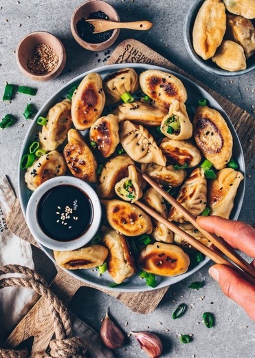 Receita-Vegetable Dumplings 