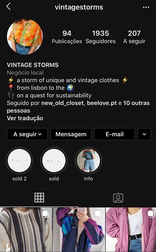 Fashion VINTAGE STORMS